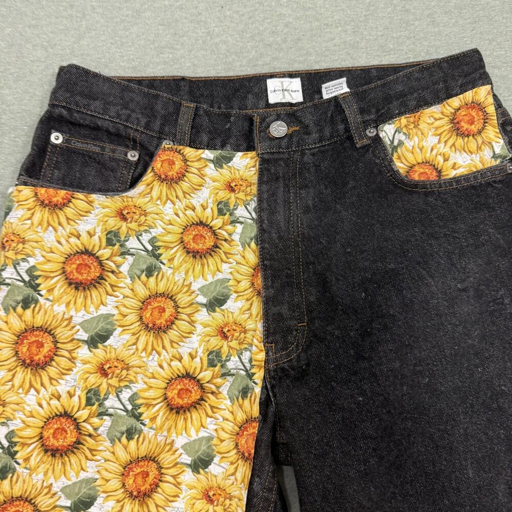 Calvin Klein Black Jeans Sunflower Men’s 33x32 - Picture 4 of 14